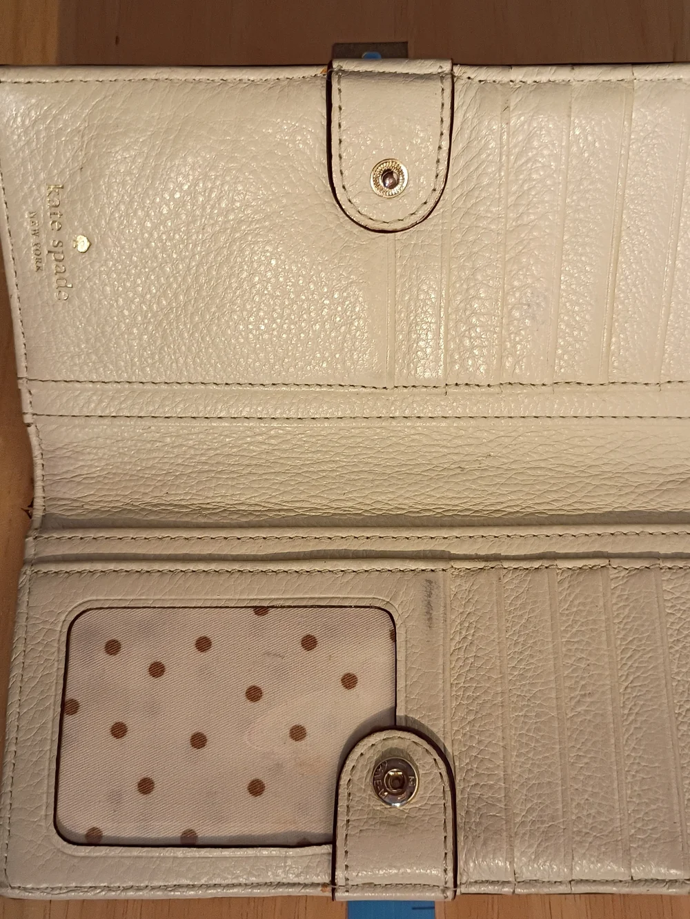 kate spade Black Saffiano Leather Wallet